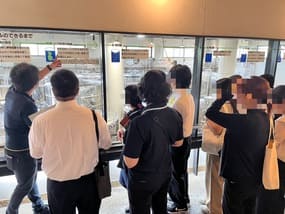 猛暑にも負けず！8社を巡る企業見学