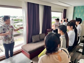 猛暑にも負けず！8社を巡る企業見学